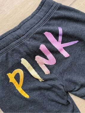 PINK Victoria's Secret Black Jogger Sweatpants